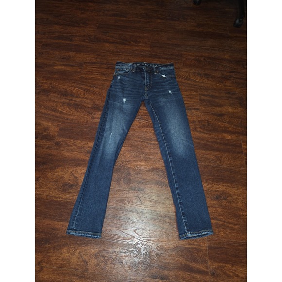 American Eagle Outfitters Other - American Eagle Slim Taper Ne(x)t Level Airflex‎ Dark Wash Jeans Mens 26x30